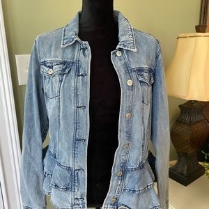 Ashley Vintage Charm Denim Jacket, size Large